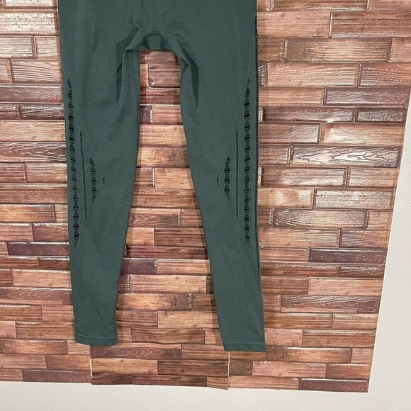 Savvi Seamless Mantra Cut out Leggings Tight Womens Size XS/S Hunter Green - Picture 5 of 6